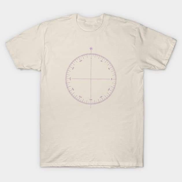 Sectional Chart Compass Rose T-Shirt by Vidision Avgeek